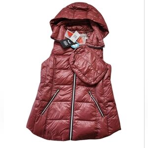My Anorak Short Down Vest Russett NWT Multiple Sizes